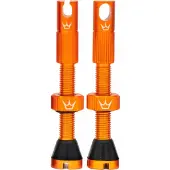 Peaty's X Chris King MK2 Tubeless Valves 60mm orange 2022 Slanglösa ventiler