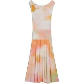 Desigual Sommarklänning ecru / rosa / orangeröd