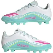 Adidas Sportsko 'F50 Messi Club' azur / neongrön / neonrosa / vit