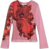 Desigual T-shirt rosa / röd