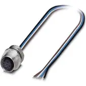 Phoenix Contact 1693788 Sensor/ställdon-kontaktdon M12 Hona inbyggd 0.50 m Antal poler (RJ): 4 1 st