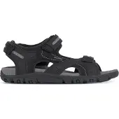 Geox Trekkingsandal 'Uomo Strada' grå / svart