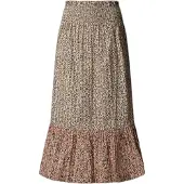 Pepe Jeans för kvinnor. PL9011906 Brun Daphne kjol (L), Casual, Bomull