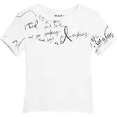 Desigual T-shirt svart / vit