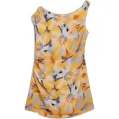 Desigual Klänning orange / svart / vit