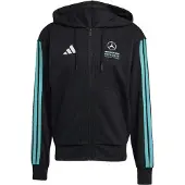 Adidas MERCEDES - AMG PETRONAS FORMULA 1 TEAM DNA FULL ZIP HUVTRÖJA, storlek Large