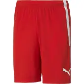 Puma Shorts teamLIGA - Röd/Vit, storlek X-Small