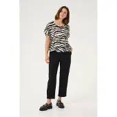 Kaffe Blus 'KAAmber' svart / off-white