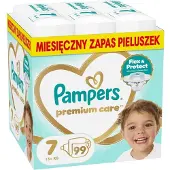 Pampers Premium Care storlek 7, 15+ kg, 99 st.