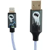 Batman USB A to Lightning Light-Up 1.2m