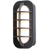 Konstsmide Loke 513-752 Utomhusväggbelysning Lågenergilampa, LED E27 60 W Svart