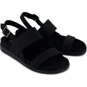 Toms Marin Slingback Canvas Kvinnors Svarta Sandaler