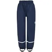 Lego Wear Regnbyxor m. Fleece - PU - LWPowai - Marinblå - - 4 år (104) - Regnbyxor