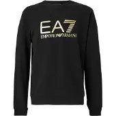 EA7 för män. 7M002278_AF22266 Sweatshirt Core svart (M), Casual, Bomull
