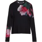 Desigual T-shirt grön / röd / svart