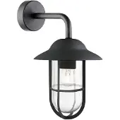 Searchlight Vägglampa utomhus Toronto, dimbar, Svart, Metall, Utomhusvägglampa