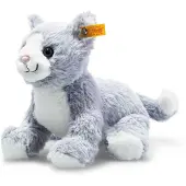 Steiff Soft Cuddly Friends Cat Cassie isblå/vit, 26 cm