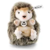 Steiff Gosedjur - 10 cm - Joggi Baby Igelkott - Mörkbrun - - One Size - Gosedjur