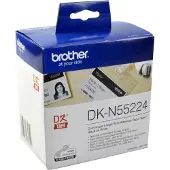 Brother DK-N55224 etiketter | svart text - vit etikett | 54mm x 30.48m (original)