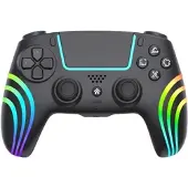 Deep Explorer Trådlös RGB Pro-kontroll Wave B PS5 (svart)