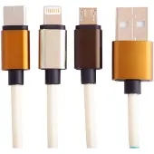 Squishmallows Chargercable 1.2m Cam 3in1 USB-C/Micro/Lightning