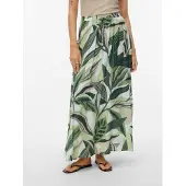 Vero Moda Kjol 'VMZOEY' ljusgrå / pastellgrön / mörkgrön / vit