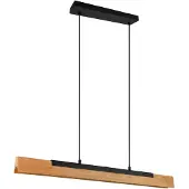 Eglo Lighting Pendellampa Kerala, dimbar, Ljust trä, Vardagsrum / matsal, Trä, Modern