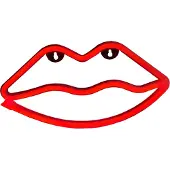 Forever Light Lips Dekorativ Led-belysning
