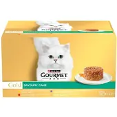 Purina Guld Gourmet Välsmakande Kaka 48x85g Våtfoder För Katter