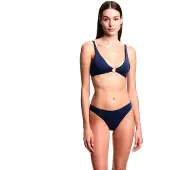 Emporio Armani för kvinnor. EW003390_AF20255 Bikini Lurex marinblå (XS), Strandkläder, Polyamid, Marino