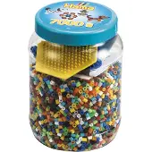 Hama pärlor 7000 st +2 stiftplattor