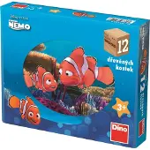 Dino Toys Träbildblock Where's Nemo 12 delar
