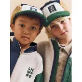 Liewood Hatt 'Rory Pile' marinblå / honung / gran / vit