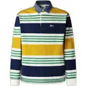 Pepe Jeans för män. PM5400086 Polo Clive vit (L), Casual, Bomull, Lång ärm