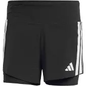 Adidas Sportbyxa 'Adizero' grön / svart / vit
