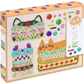 Djeco Kreativt lekset - Mosaik - Kakor och godsaker - - One Size - Kreativt lekset