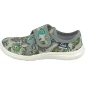 Beck Innesko 'Saurier' indigo / grå / grön / khaki