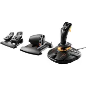 Thrustmaster T.16000M FCS Flight Pack - Styrspak, gas och pedaler - kabelansluten - för PC
