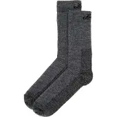 Lundhags Wool Terry Trekking Sock Mid Dark Grey Melange