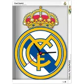 Real Madrid Mdf Väggklocka