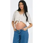 ONLY Maternity Blus 'OLMEvalou Mette' grå