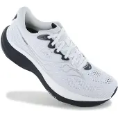 Saucony Ride 19 Shoes White Black SS26, Size 41 - EUR