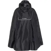 Vaude Unisex Valdipino Rain Poncho Black