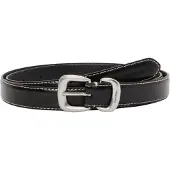 Calvin Klein Leather Sculpted Hardware Belt