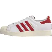 Adidas Originals Låg sneaker 'Superstar II' blodröd / vit