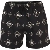 Abercrombie & Fitch Badshorts brun / svart / vit
