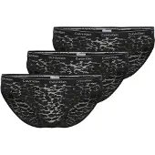Calvin Klein 3 Pack Bikini Briefs Icon Lace