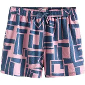 Next Badshorts marinblå / rosa