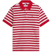 Tommy Hilfiger Tommy Jeans Regular Fit Stripe Jersey Polo Shirt