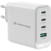 Conceptronic Quick Charge 3.0 Pd Pps Usb-c-väggladdare